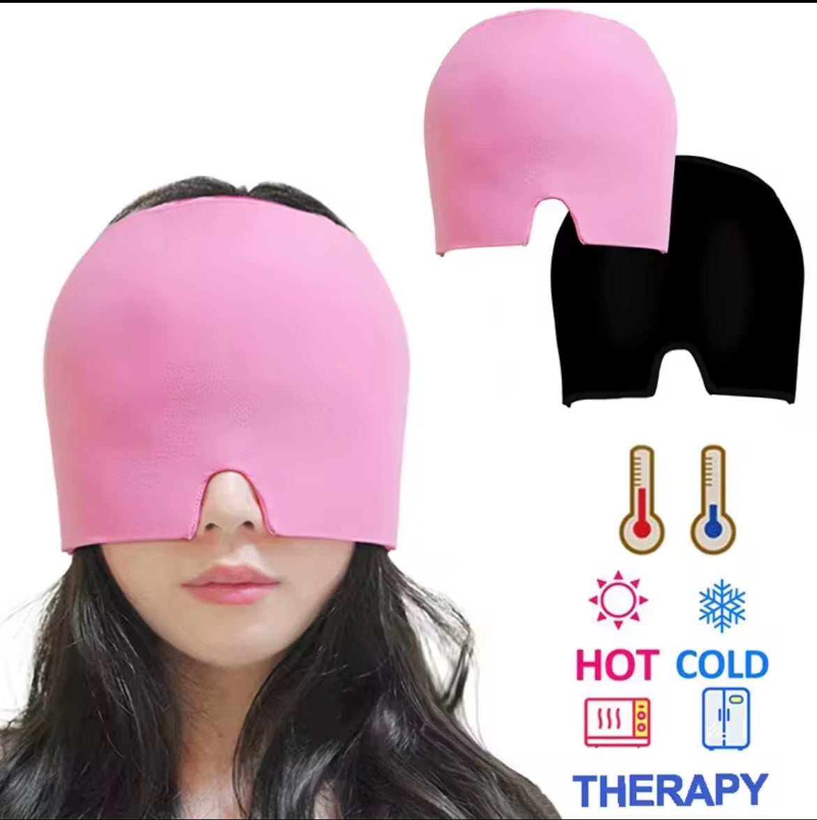 Gorro Anti-Migraña, Terapia de Frio y Calor