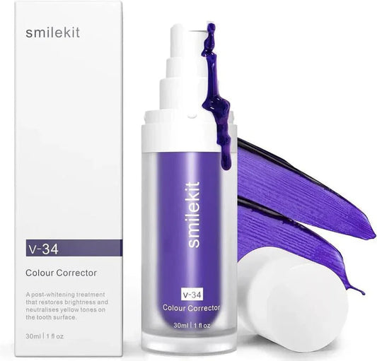 Blanqueador Dental Morada V34, ¡Sonrisa Brillante!